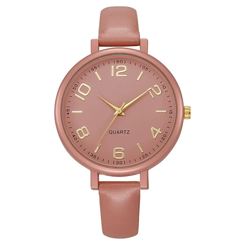 Women's Alloy And Imitation Leather Quartz Belt Watch Round Dial Pin Buckle Retro Casual Style - Image 18