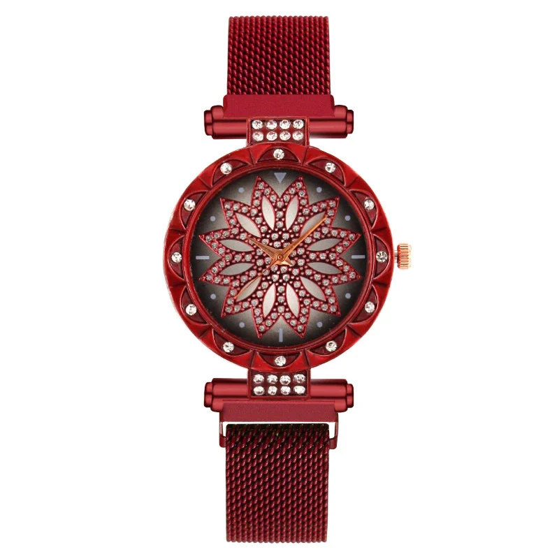 Women's Alloy And Metal Strap Watch With Round Dial And Suction Iron Buckle Fashion Style - Image 2