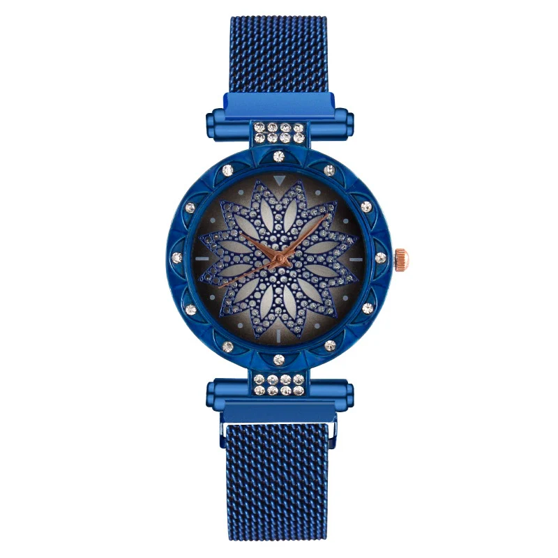 Women's Alloy And Metal Strap Watch With Round Dial And Suction Iron Buckle Fashion Style - Image 5