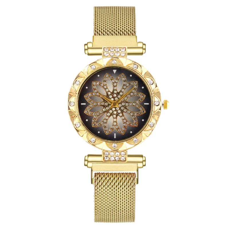 Women's Alloy And Metal Strap Watch With Round Dial And Suction Iron Buckle Fashion Style - Image 7
