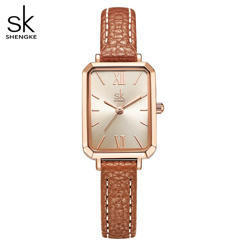 Women's Alloy And Pu Watch Fashion Simple Light Luxury Business Square Dial Waterproof - Image 5