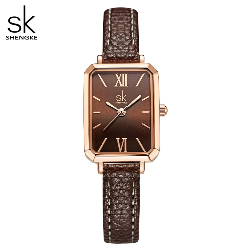 Women's Alloy And Pu Watch Fashion Simple Light Luxury Business Square Dial Waterproof - Image 6
