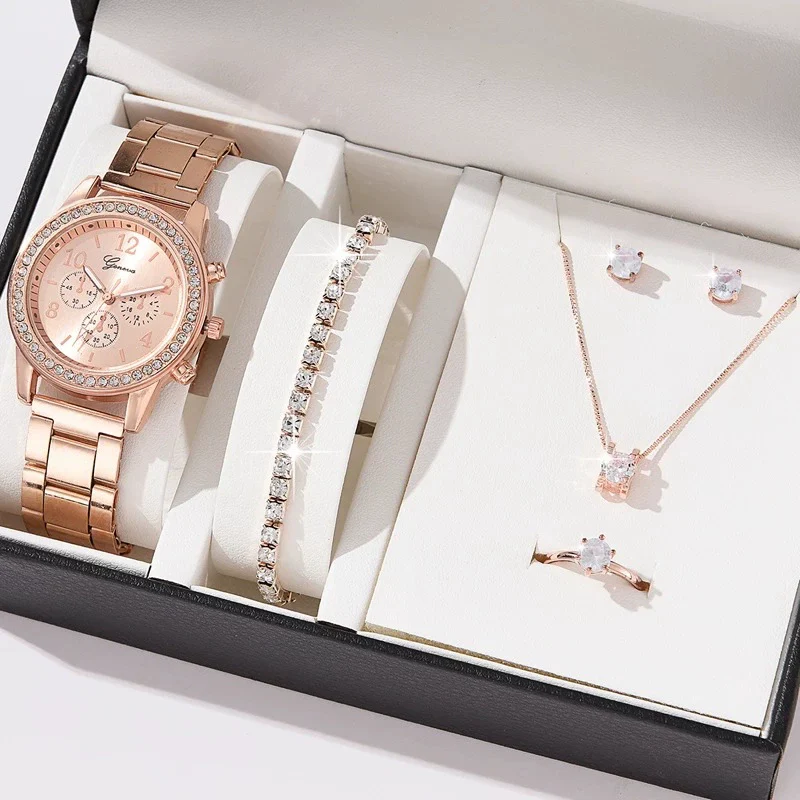 Women's Alloy And Stainless Steel Casual Fashion Rectangle Dial Quartz Watch
