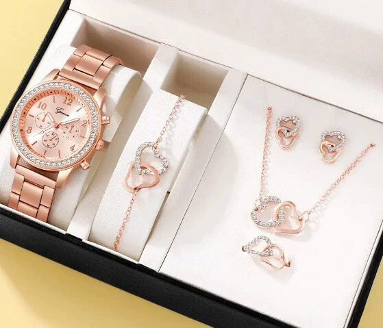 Women's Alloy And Stainless Steel Casual Fashion Rectangle Dial Quartz Watch - Image 23