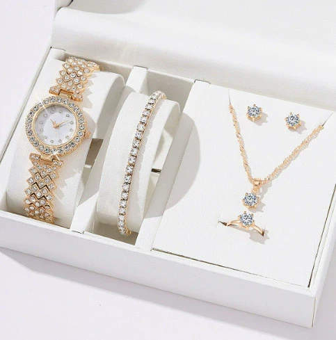 Women's Alloy And Titanium Alloy Casual Fashion Rectangle Dial Quartz Watch - Image 10