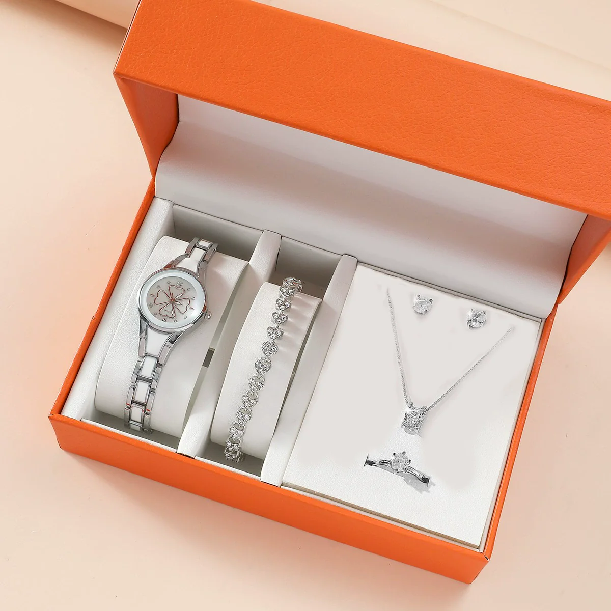 Women's Alloy And Titanium Alloy Casual Fashion Rectangle Dial Quartz Watch - Image 17