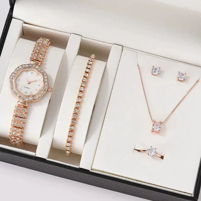 Women's Alloy And Titanium Alloy Casual Fashion Rectangle Dial Quartz Watch - Image 24