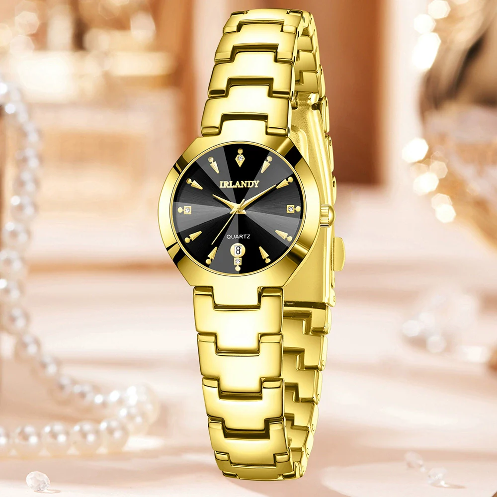 Women's Alloy Band Ordinary Glass Quartz Fashion Trend Round Dial Watch - Image 4