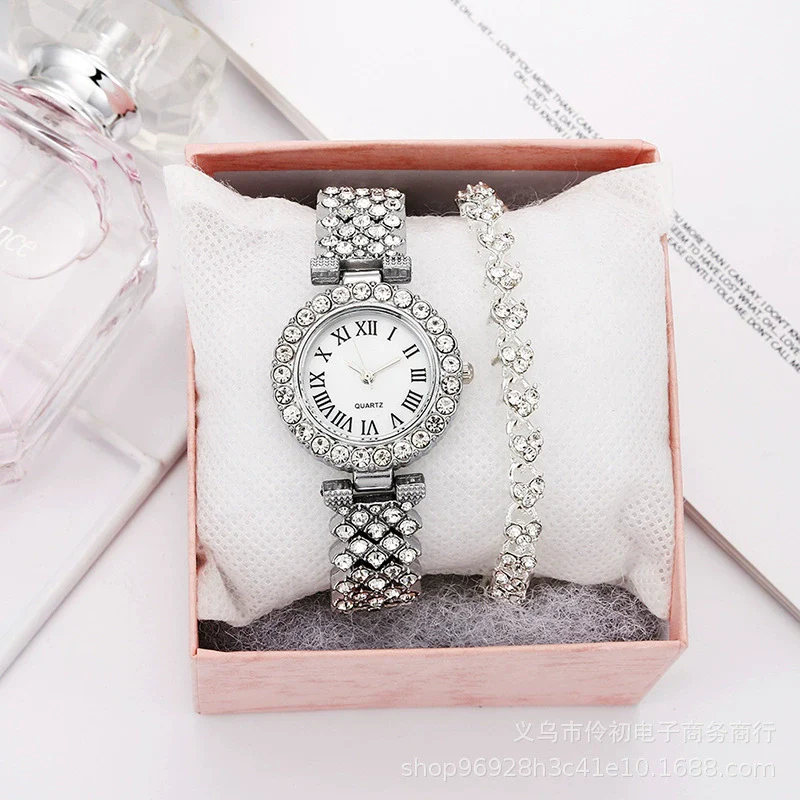 Women's Alloy Bracelet Watch With Round Dial Quartz Movement Single Folding Buckle Spiral Crown And Leisure Style - Image 12