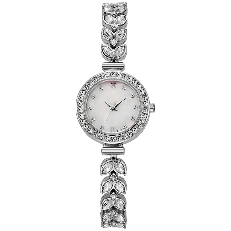 Women's Alloy Bracelet Watch With Stainless Steel Clasp And Round Dial Leisure Style - Image 5