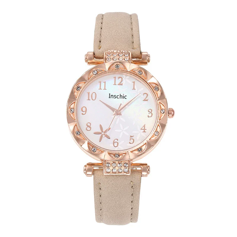 Women's Alloy Case Quartz Belt Watch With Imitation Leather Strap Round Dial Starfish Design Leisure Style - Image 5