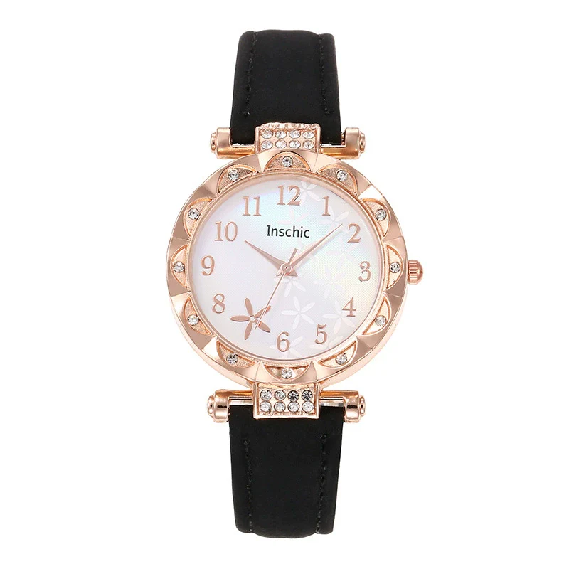 Women's Alloy Case Quartz Belt Watch With Imitation Leather Strap Round Dial Starfish Design Leisure Style - Image 7