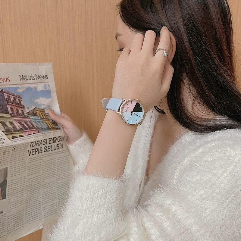 Women's Alloy Case Quartz Watch With Ordinary Glass Mirror In Simple Casual Style - Image 3