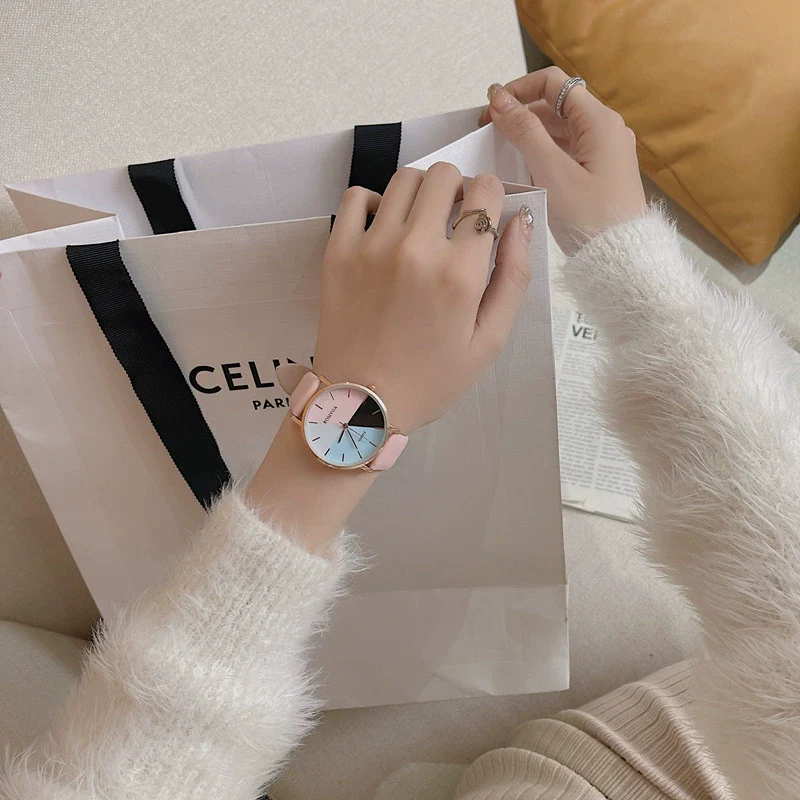 Women's Alloy Case Quartz Watch With Ordinary Glass Mirror In Simple Casual Style - Image 7