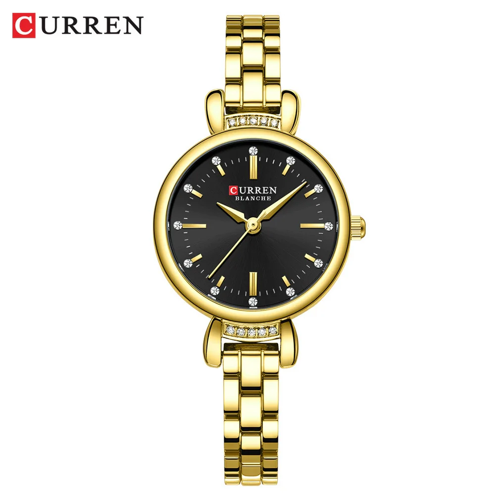 Women's Alloy Case Stainless Steel Band Round Dial Leisure Quartz Wrist Watch - Image 10