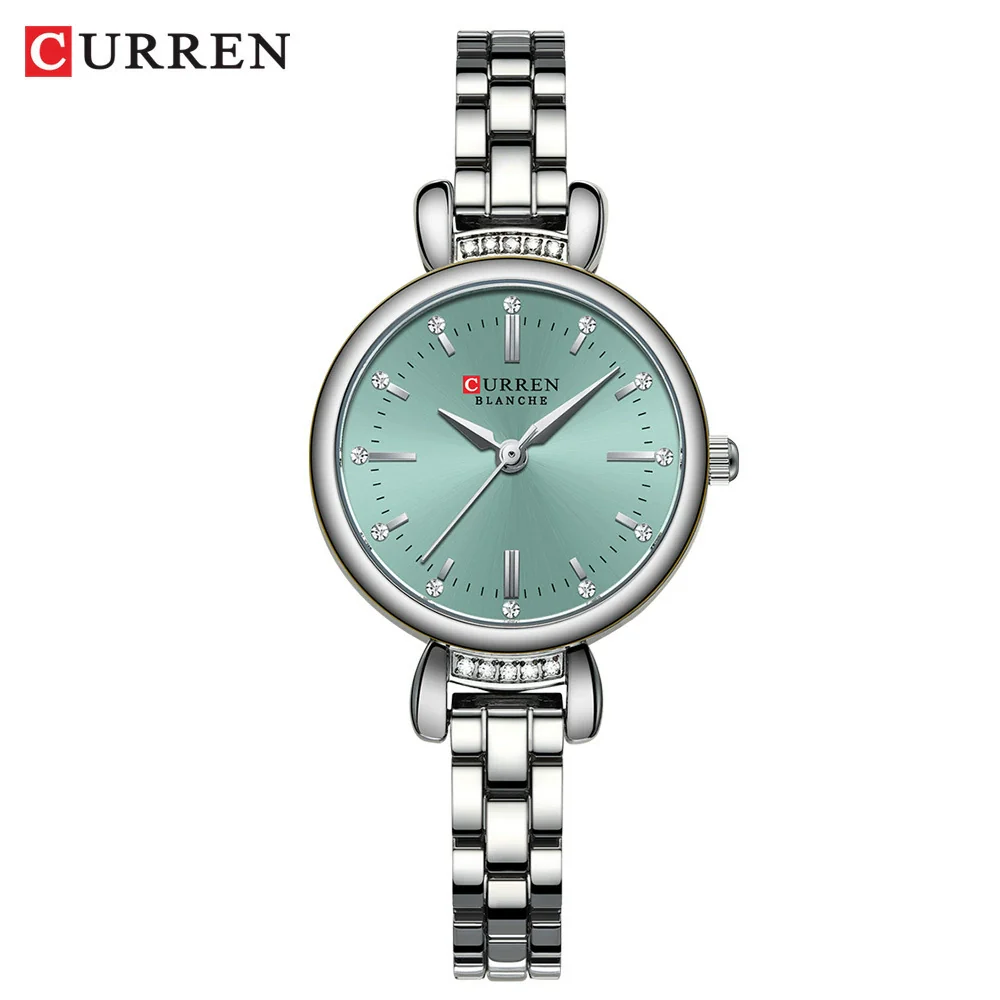 Women's Alloy Case Stainless Steel Band Round Dial Leisure Quartz Wrist Watch - Image 6