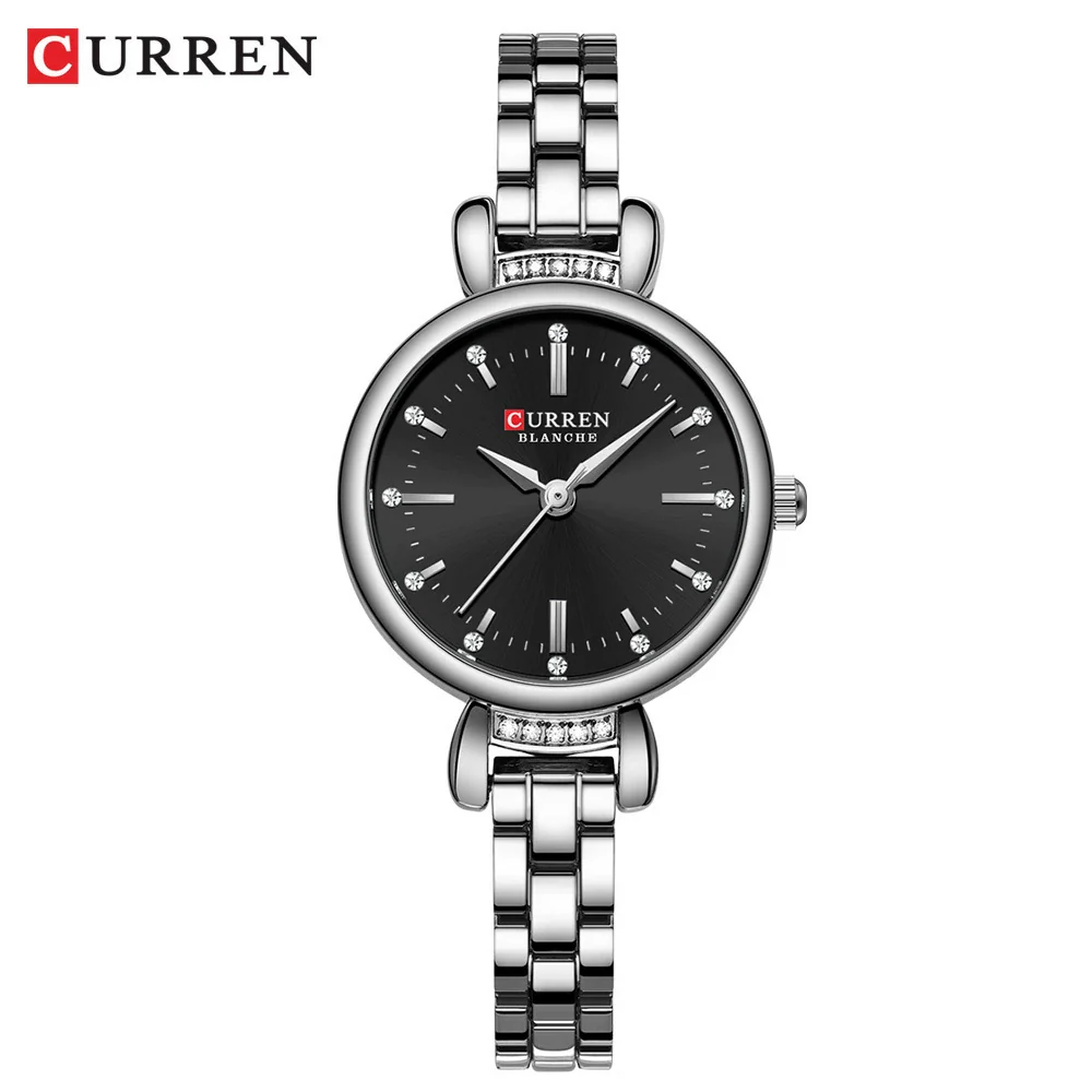 Women's Alloy Case Stainless Steel Band Round Dial Leisure Quartz Wrist Watch - Image 7