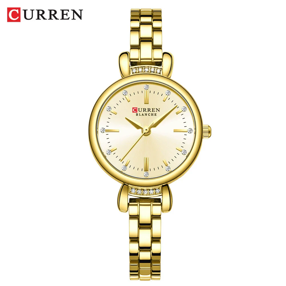 Women's Alloy Case Stainless Steel Band Round Dial Leisure Quartz Wrist Watch - Image 8