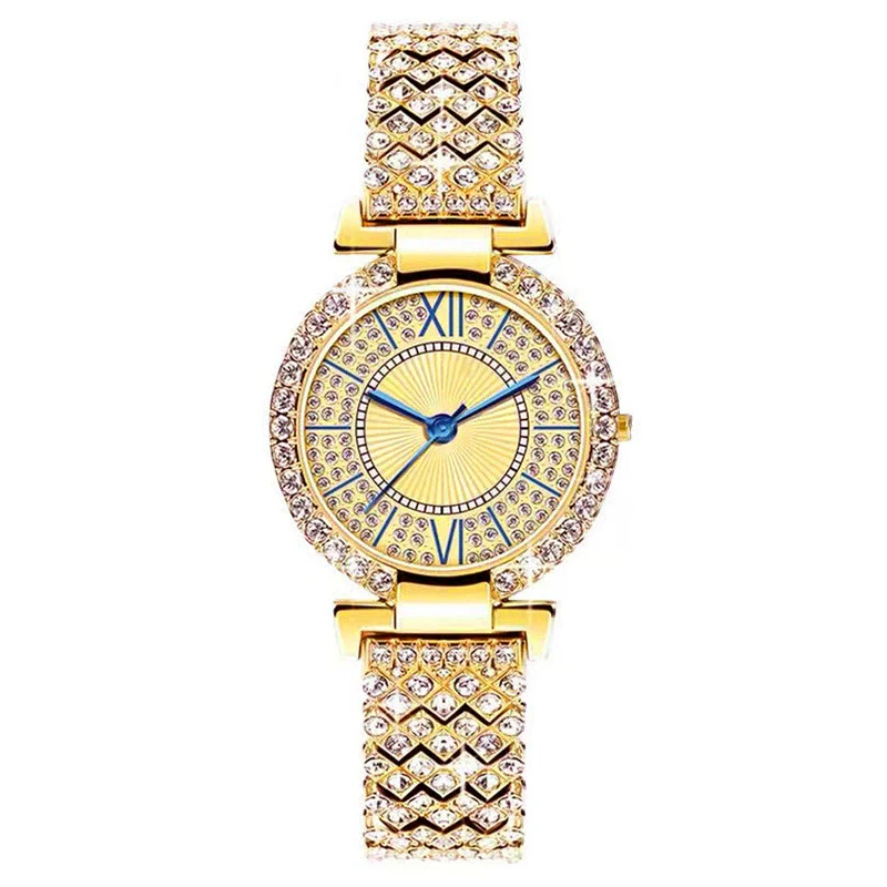 Women's Alloy Fashion Quartz Bracelet Watch With Round Dial And Stainless Steel Clasp - Image 7