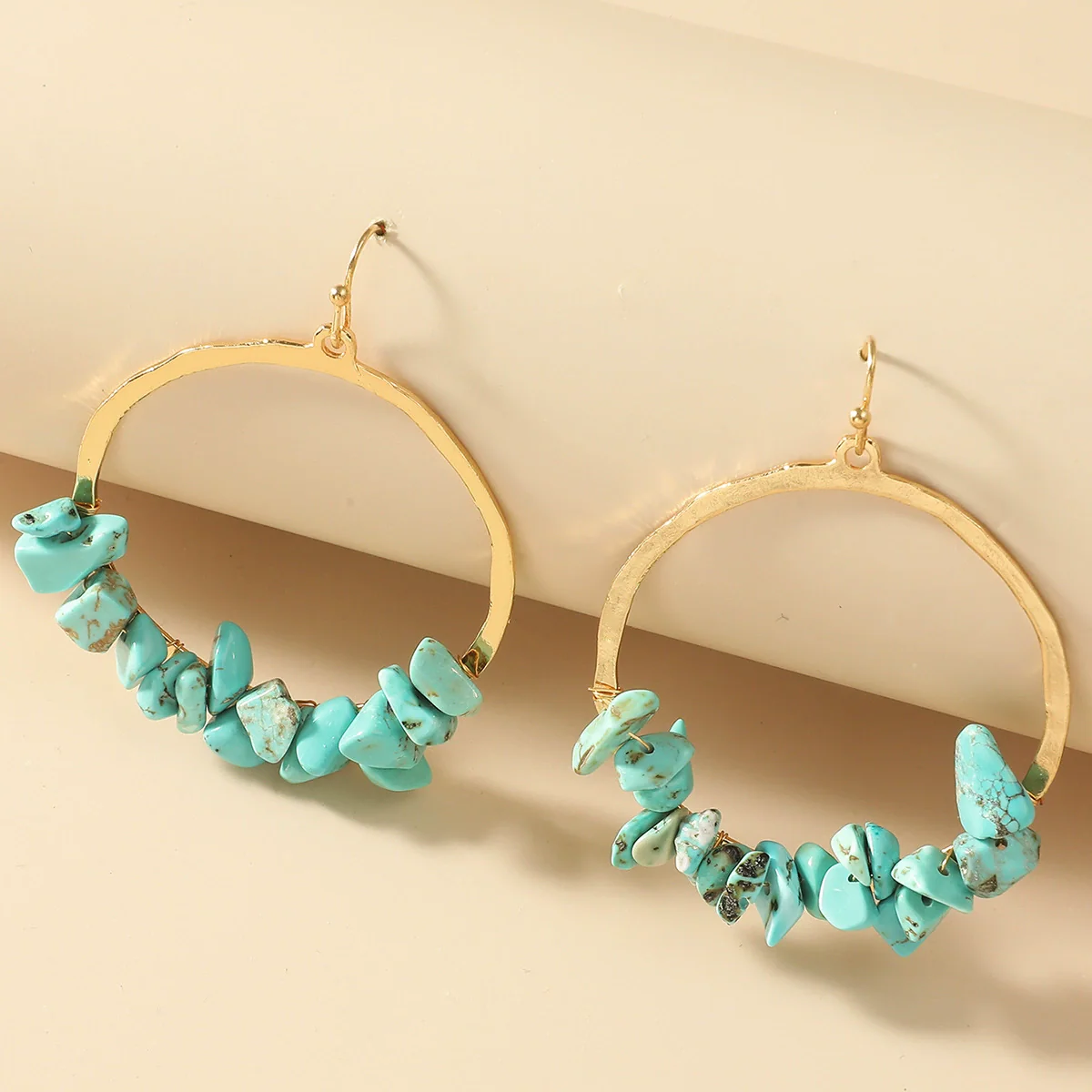 Women's Alloy Geometric Fivepointed Star Bear Butterfly Earrings With Electroplating - Image 9