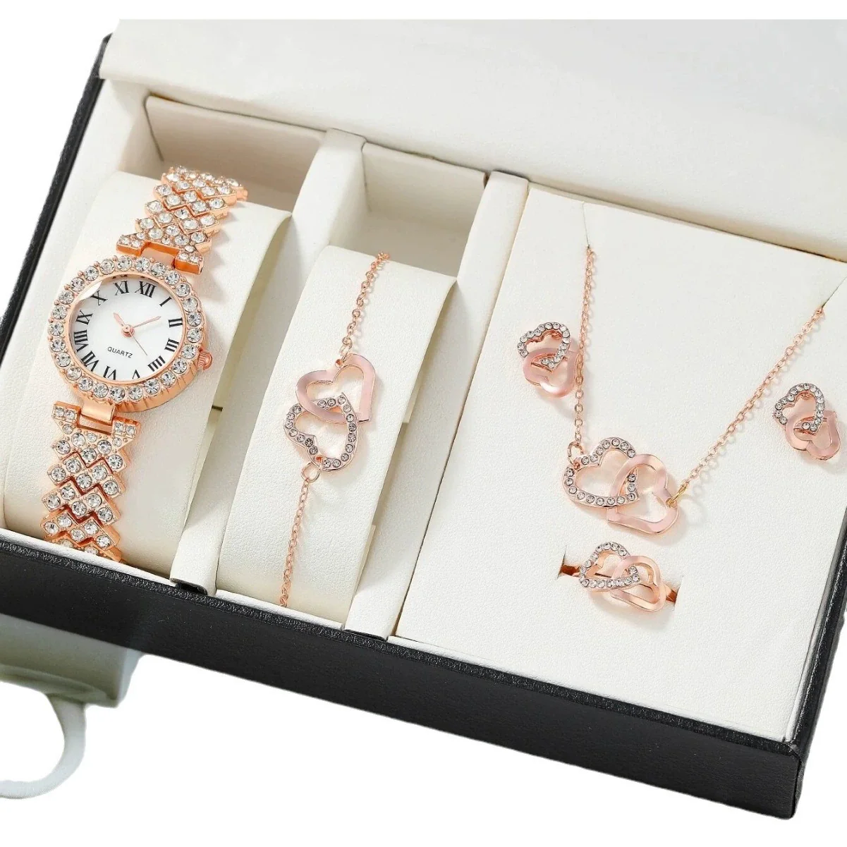 Women's Alloy Glass Quartz Business Style Round Dial Watch - Image 5