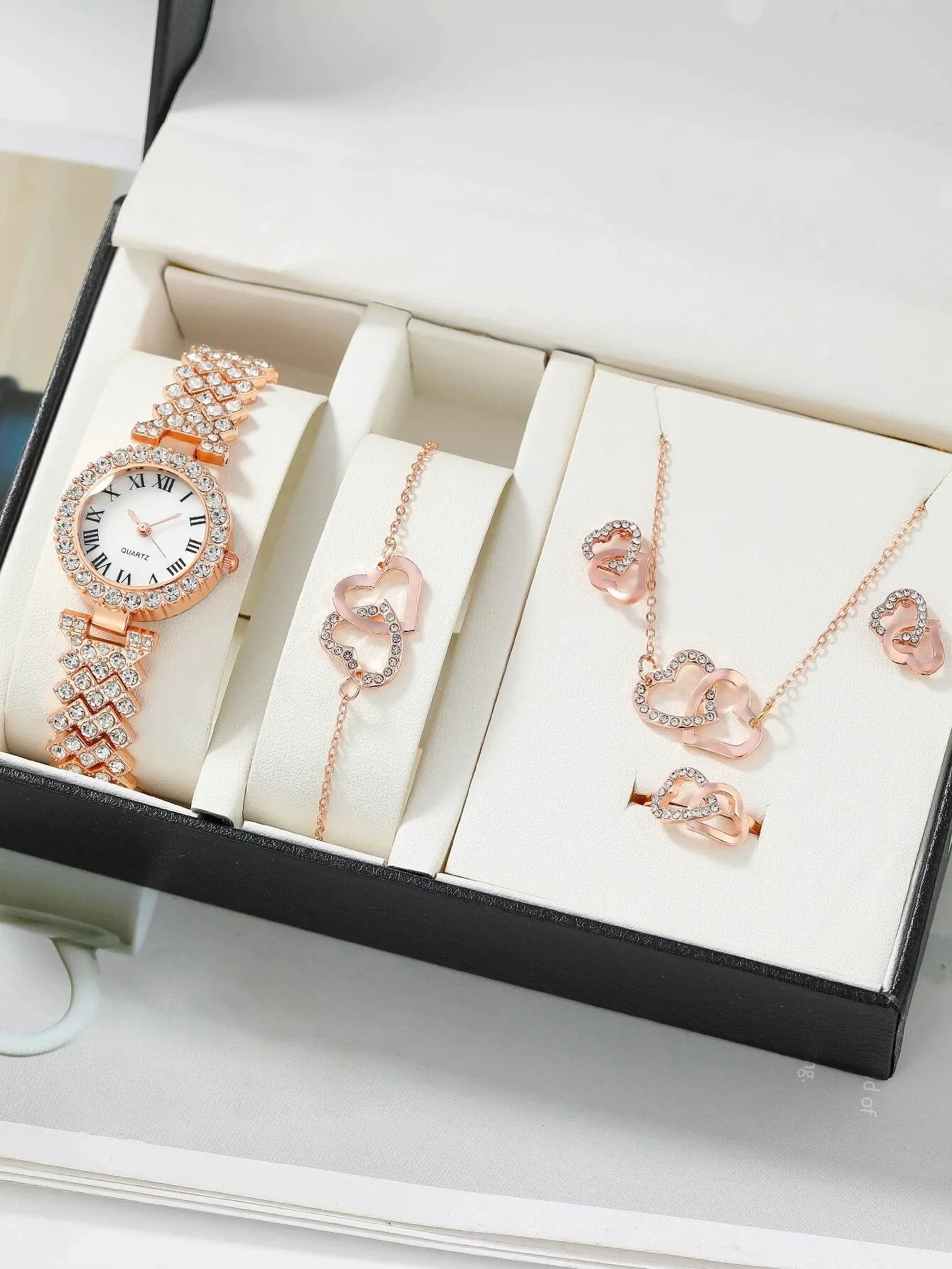 Women's Alloy Glass Quartz Business Style Round Dial Watch - Image 7
