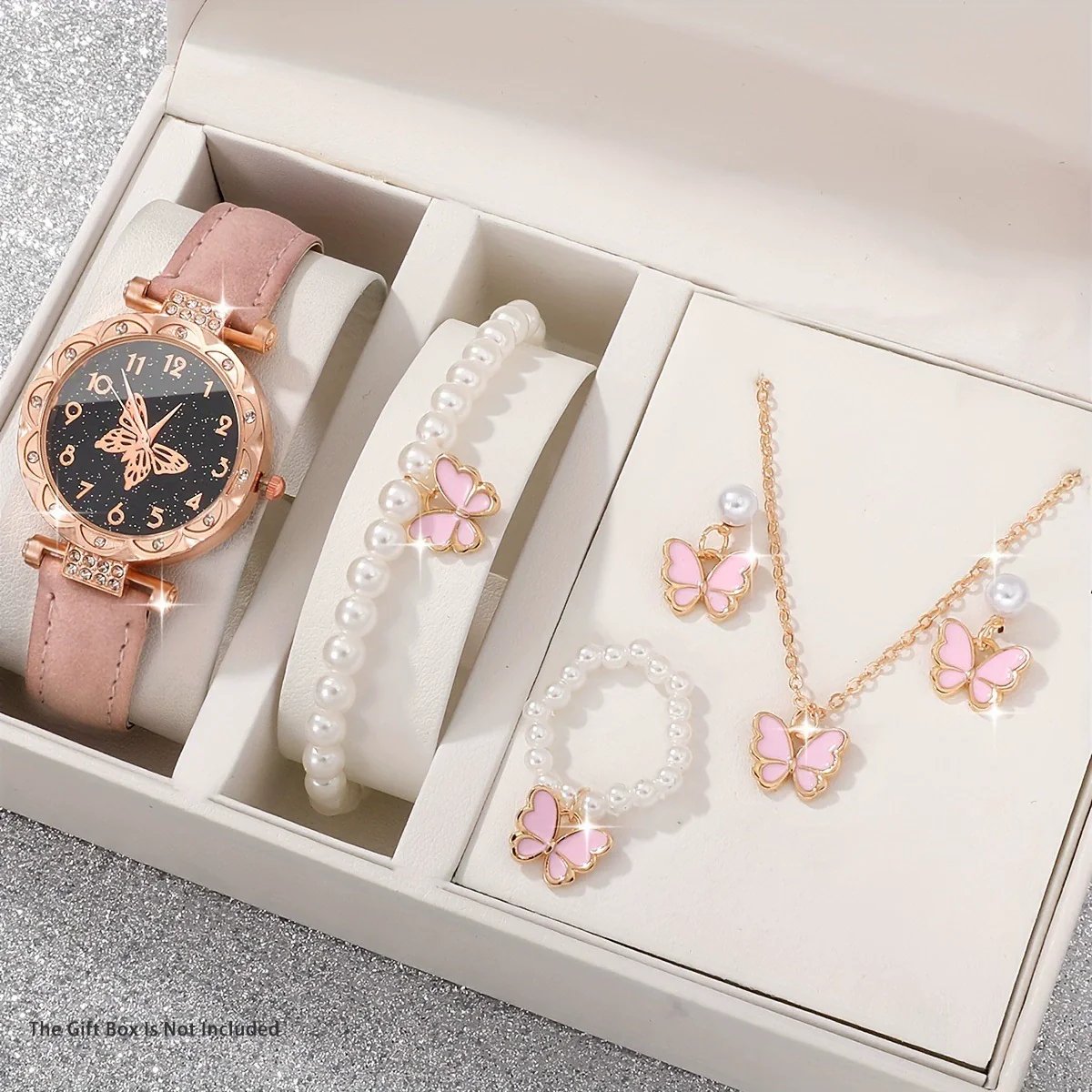 Women's Alloy Imitation Leather Belt Watch With Round Dial And Pin Buckle Leisure Style - Image 7