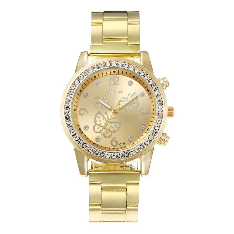 Women's Alloy Iron Band Casual Round Dial Watch - Image 5