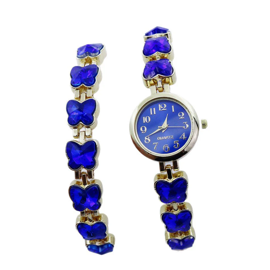 Women's Alloy Quartz Bracelet Watch Set With Round Dial And Fashion Style - Image 5