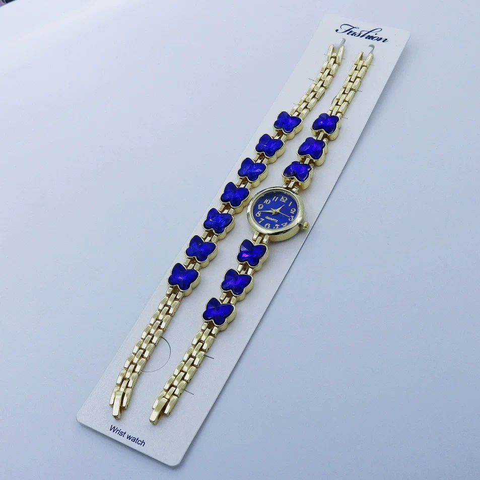 Women's Alloy Quartz Bracelet Watch Set With Round Dial And Fashion Style - Image 8
