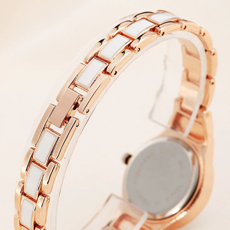 Women's Alloy Resin Quartz Watches Round Dial Leisure Style - Image 4