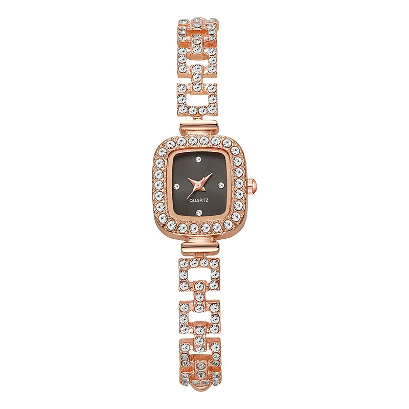 Women's Alloy Square Diamond Bracelet Quartz Watch Fashion Style - Image 11