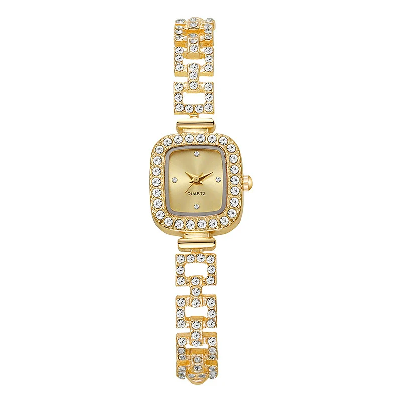 Women's Alloy Square Diamond Bracelet Quartz Watch Fashion Style - Image 6
