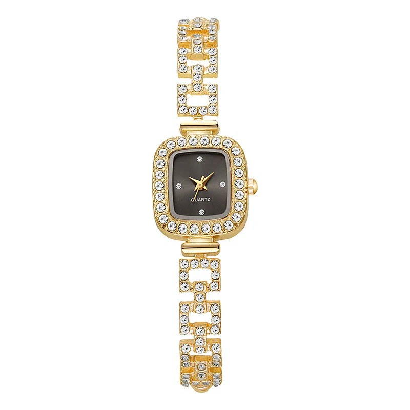 Women's Alloy Square Diamond Bracelet Quartz Watch Fashion Style - Image 9