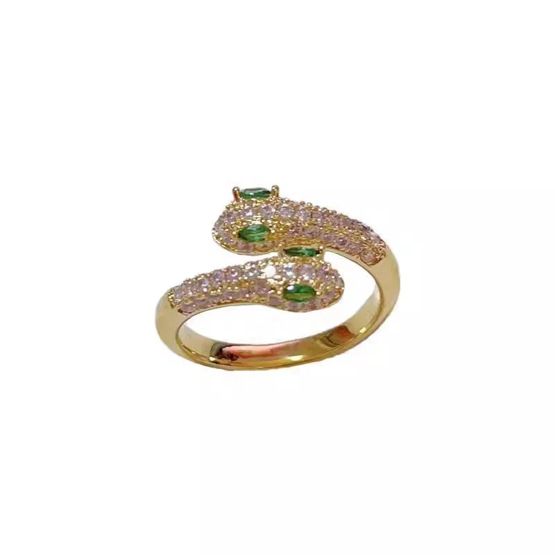Women's Alloy Zodiac Snake Winding Open Ring With Electroplating - Image 5