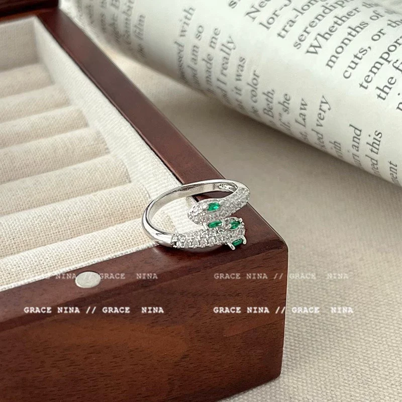 Women's Alloy Zodiac Snake Winding Open Ring With Electroplating - Image 6