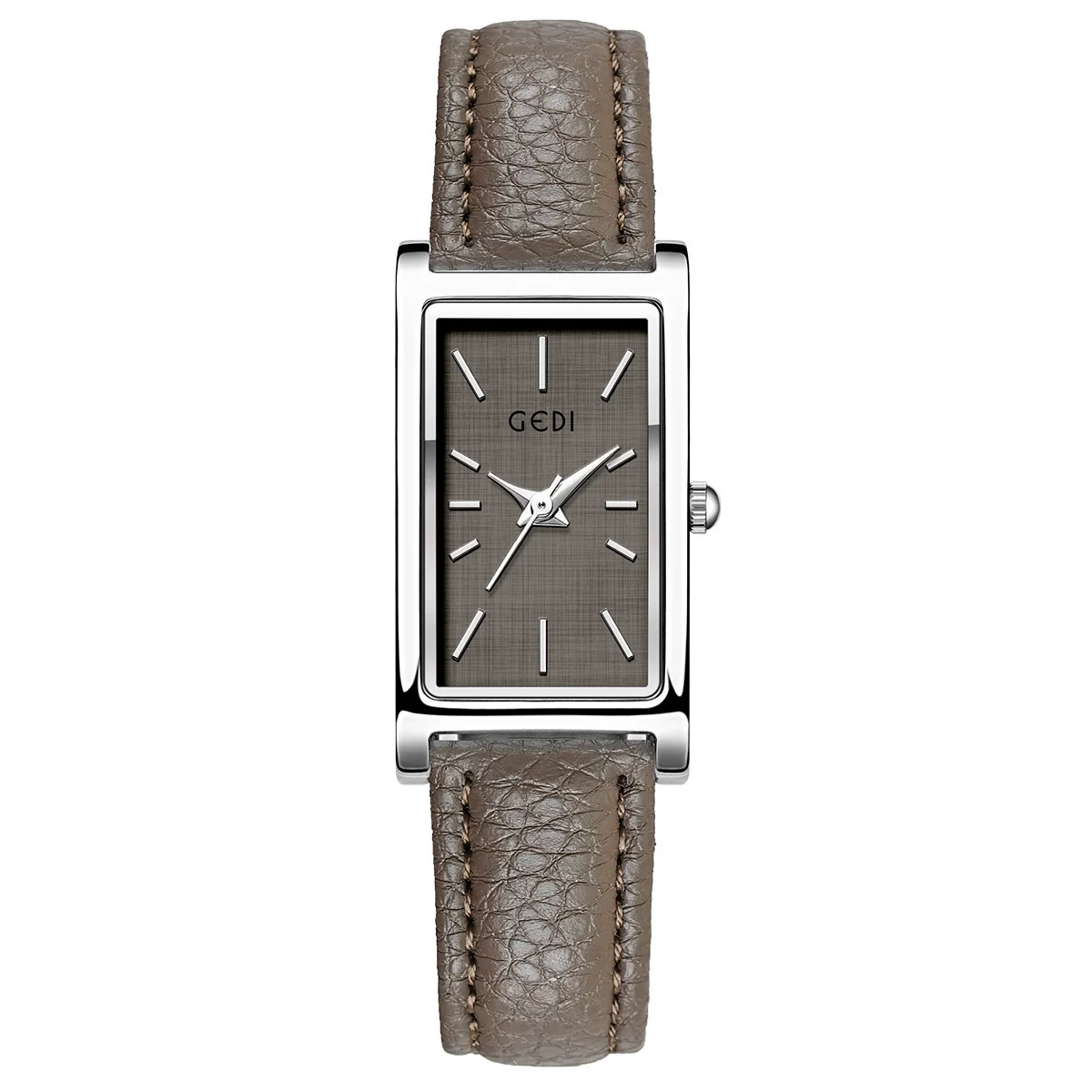 Women's Antique Simple Rectangular Retro Gold Alloy Watch With Belt And Quartz Movement - Image 7