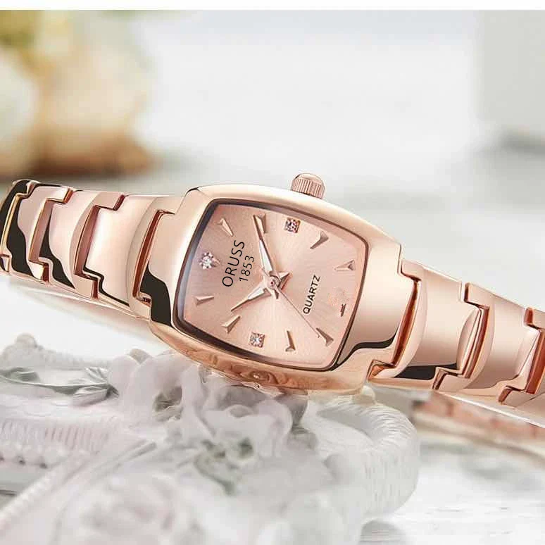 Women's Automatic Movement Watch Alloy Case And Strap Mineral Strengthened Glass Mirror Business Style Luminous Waterproof - Image 10