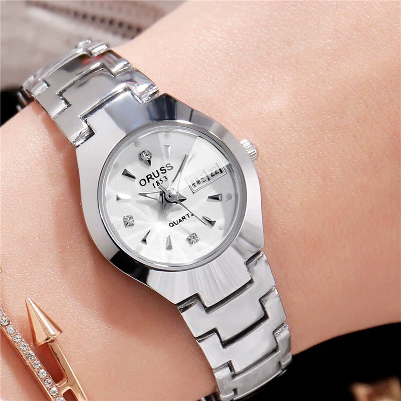 Women's Automatic Movement Watch Steel Case And Strap Round Dial Waterproof Luminous - Image 15