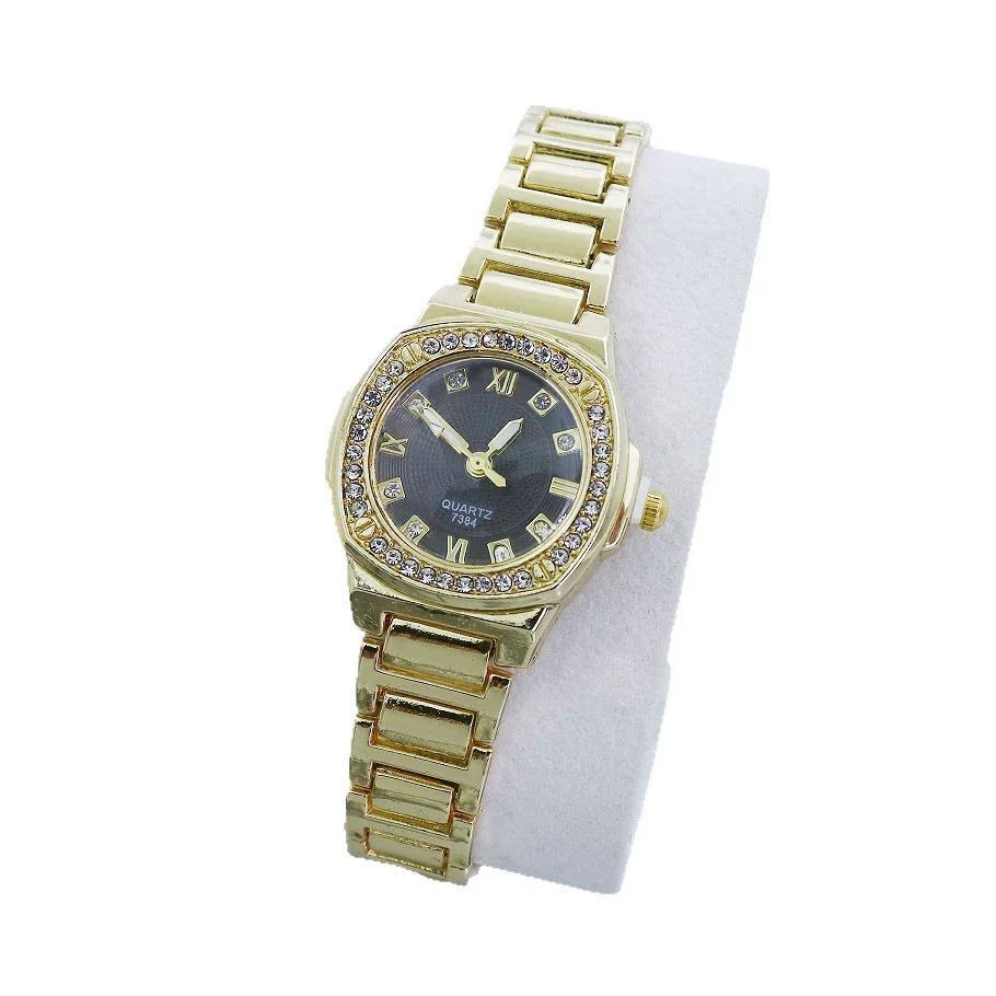 Women's Casual Alloy Breadshaped Square Dial Watch - Image 4