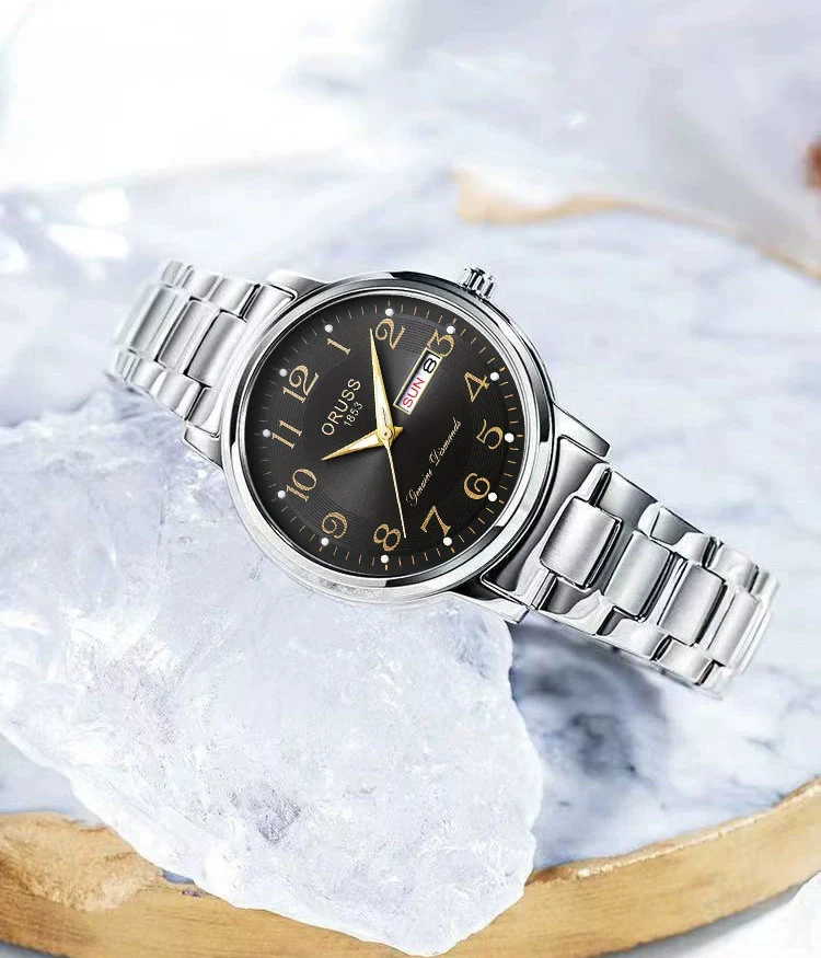 Women's Casual Alloy Digital Quartz Watch With Round Dial And Mineral Reinforced Glass Mirror Waterproof For The Elderly - Image 10