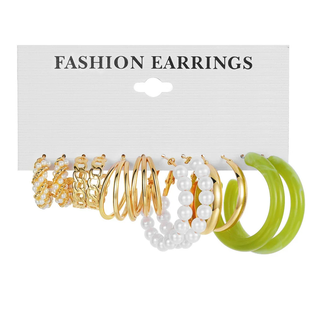 Women's Casual Alloy Gold Buckle Heart Shape Dial Allmatch Fourleaf Clover Bracelet Watch Earrings Set - Image 2