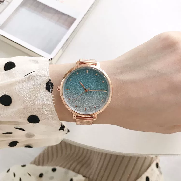 Women's Casual Fashion Alloy And Stainless Steel Chain Watch With Round Dial
