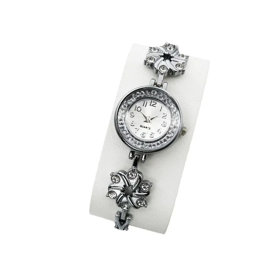 Women's Casual Metal And Stainless Steel Quartz Bracelet Watch With Round Dial - Image 5