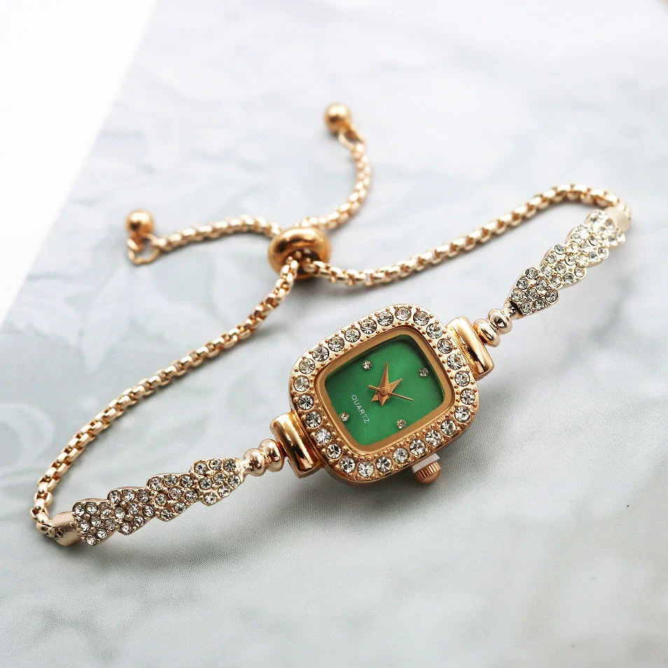 Women's Casual Quartz Square Alloy And Stainless Steel Bracelet Watch - Image 3