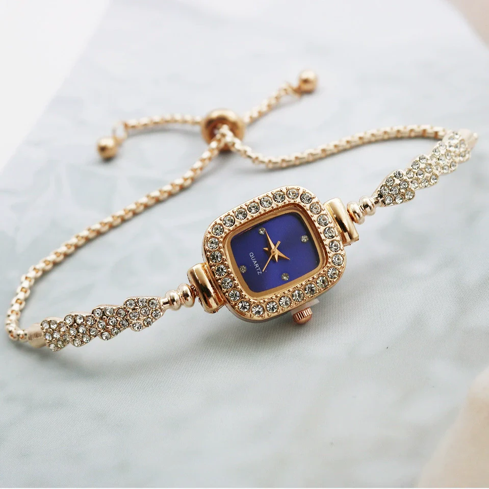 Women's Casual Quartz Square Alloy And Stainless Steel Bracelet Watch - Image 7