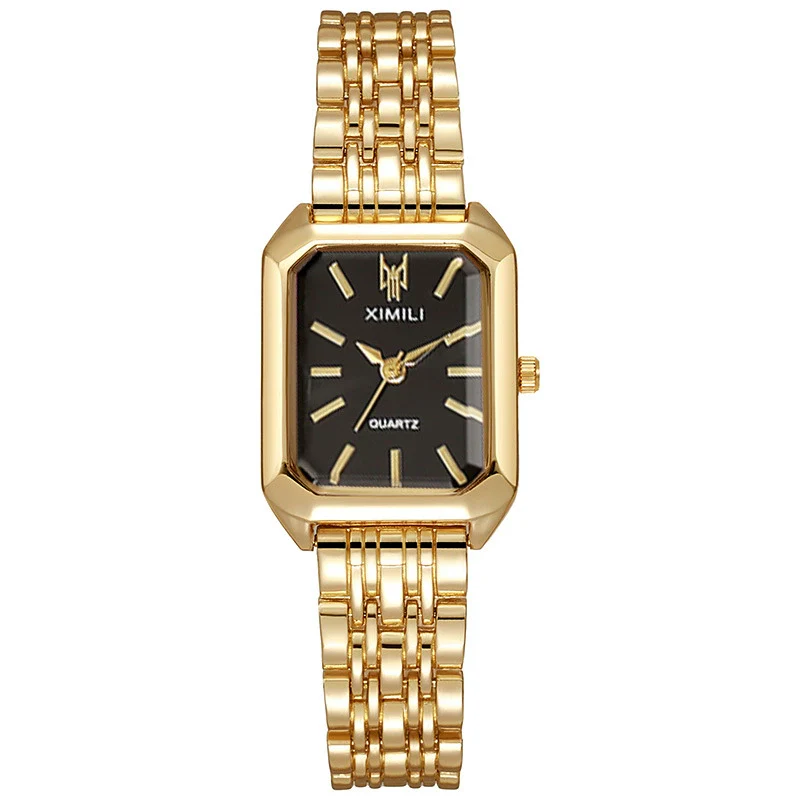 Women's Casual Square Alloy And Stainless Steel Band Fashion Quartz Watch - Image 10