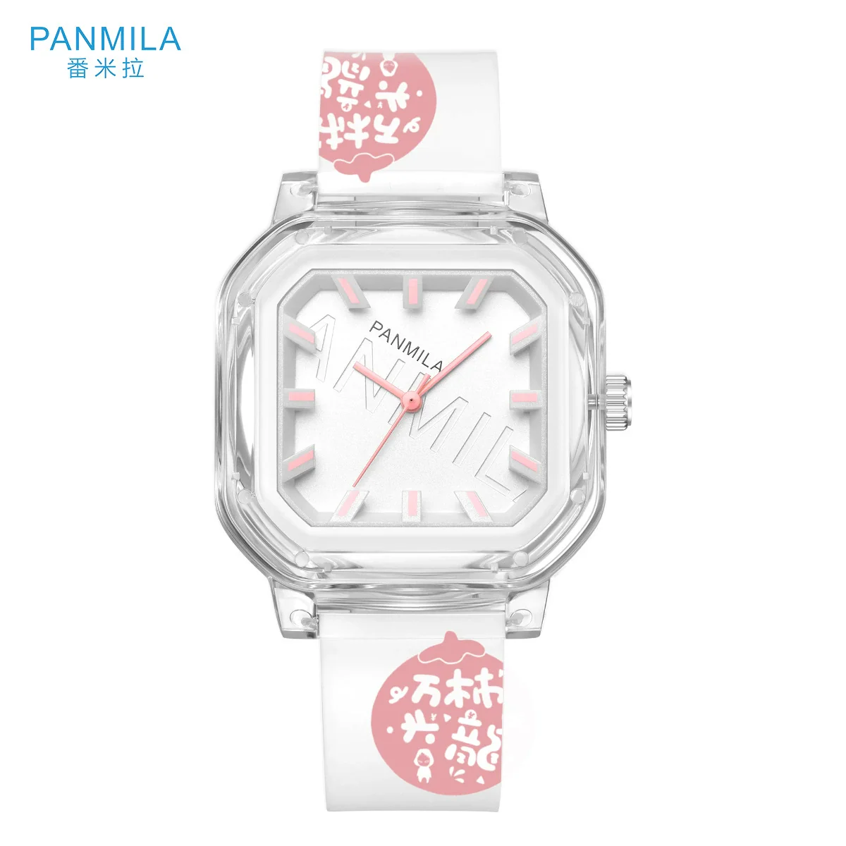 Women's Casual Square Silicone Band Alloy Case Stainless Steel Buckle Quartz Watch - Image 14