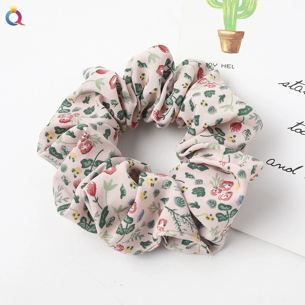 Women's Cloth Handmade Large Intestine Hair Ring - Image 15