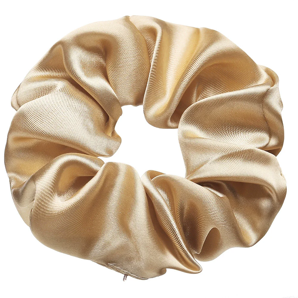 Women's Cloth Handmade Simple Fashion Retro Solid Color Hair Ring Hair Accessories - Image 7
